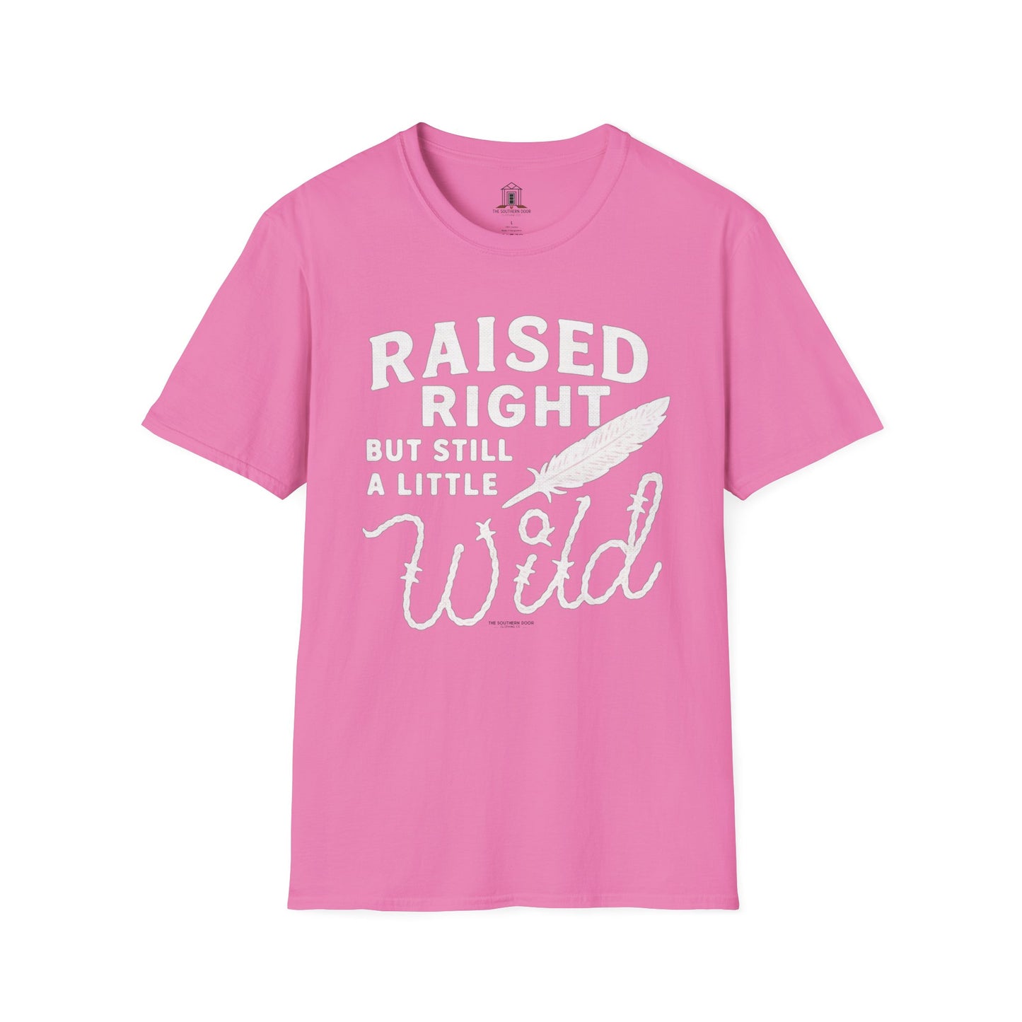 "Raised Right But Still A Little Wild 2" – Barbed Wire/Linen
