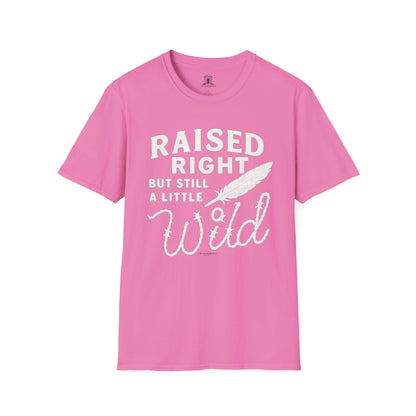 "Raised Right But Still A Little Wild 2" – Barbed Wire/Linen