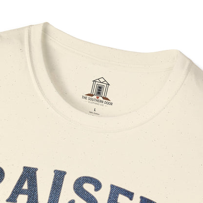 "Raised Right But Still A Little Wild 2" – Barbed Wire/Denim