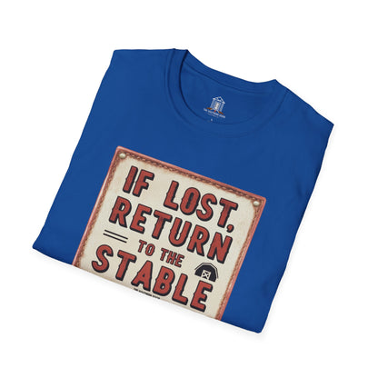 "If Lost, Return To The Stable"