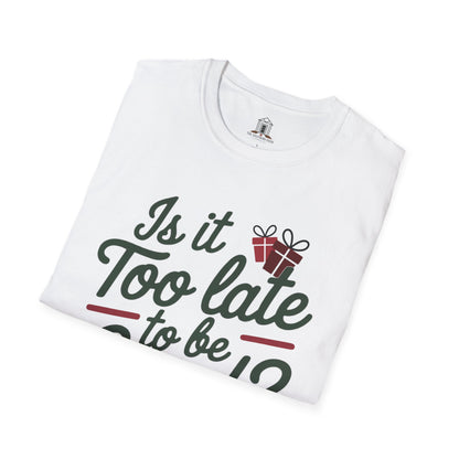 "Is It Too Late To Be Good?"