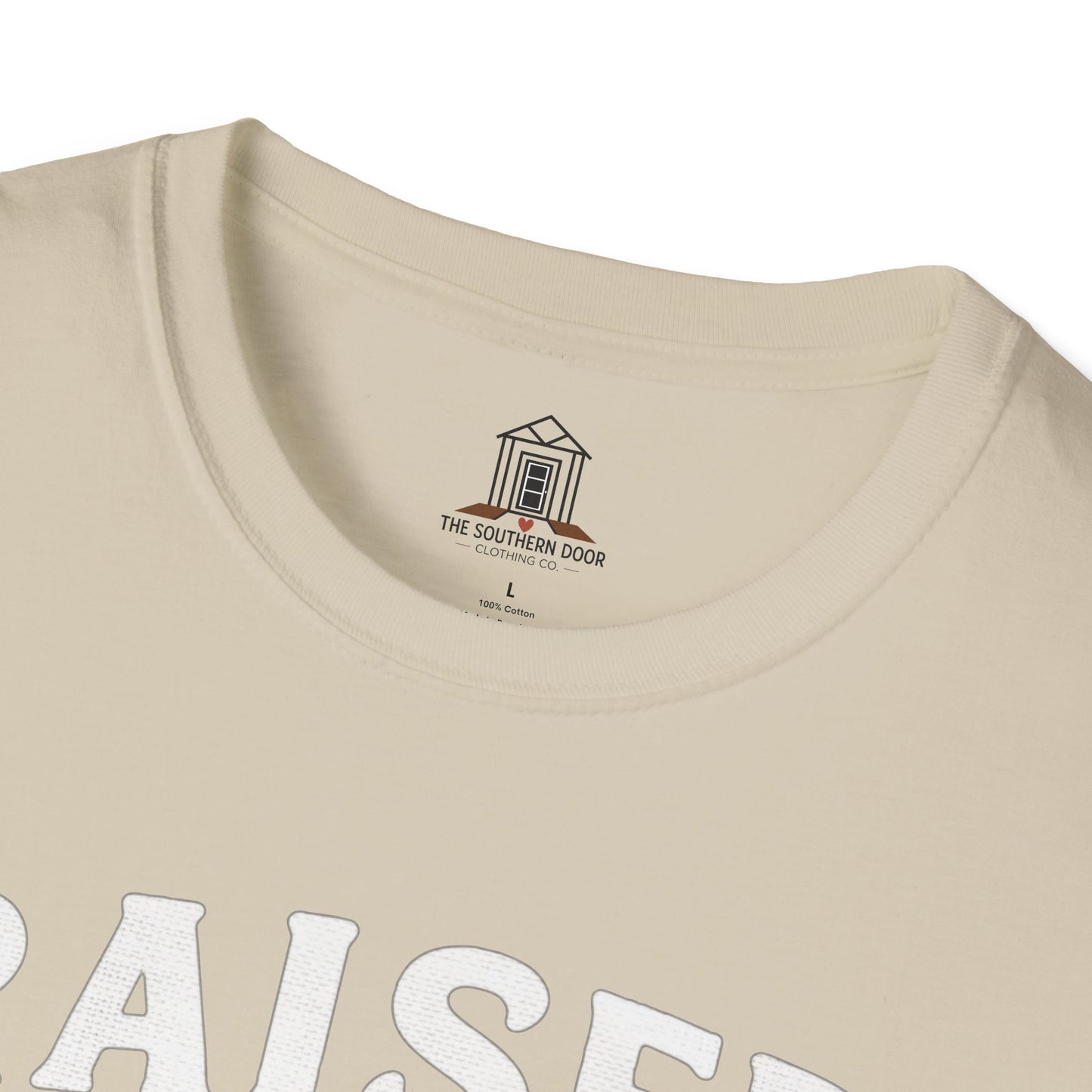 "Raised Right But Still A Little Wild 2" – Barbed Wire/Linen