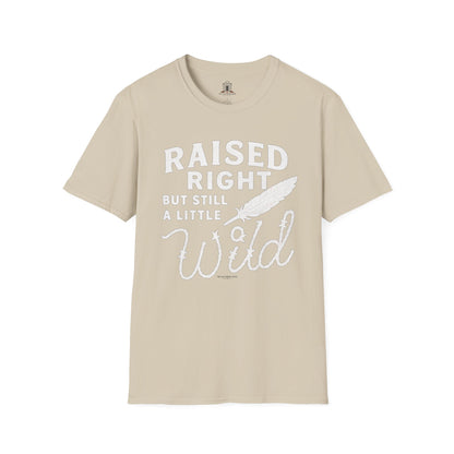 "Raised Right But Still A Little Wild 2" – Barbed Wire/Linen