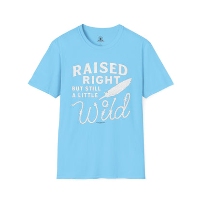 "Raised Right But Still A Little Wild 2" – Barbed Wire/Linen