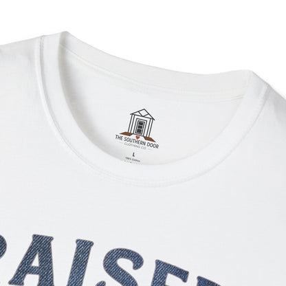 "Raised Right But Still A Little Wild 2" – Barbed Wire/Denim