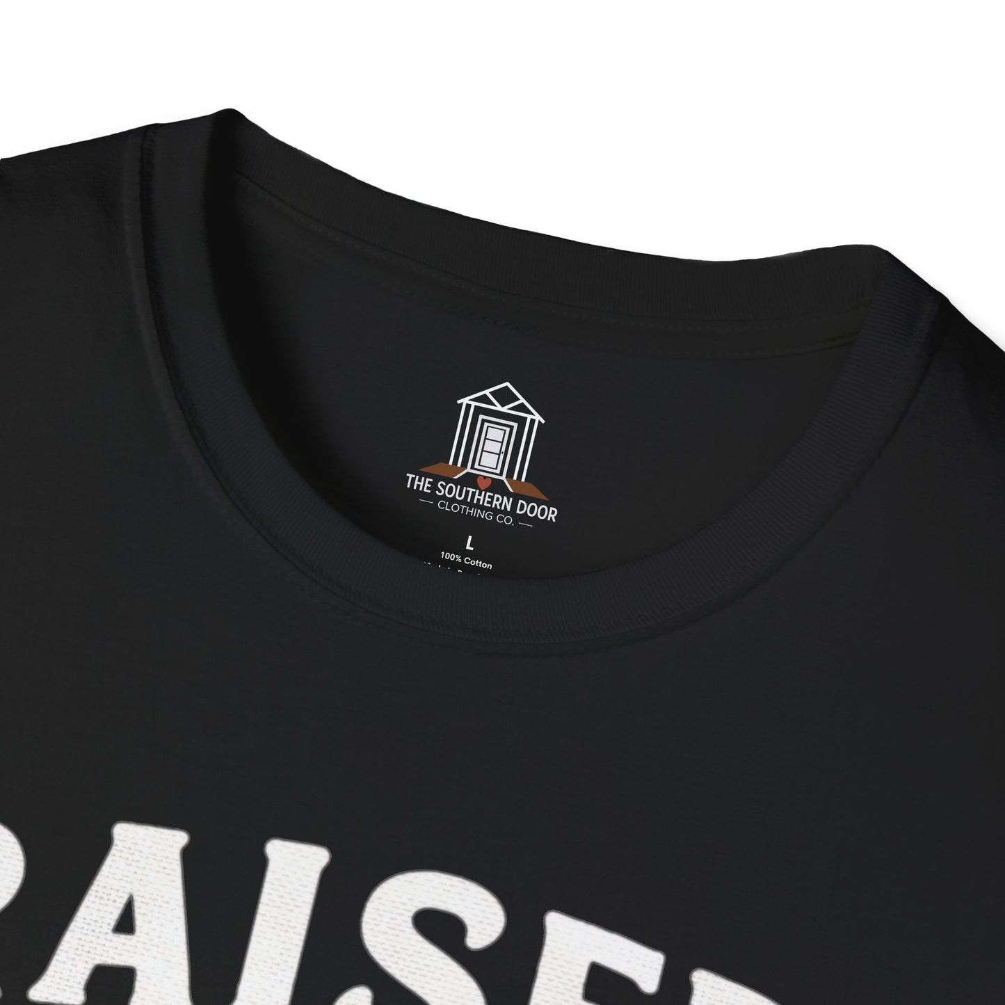 "Raised Right But Still A Little Wild 2" – Barbed Wire/Linen