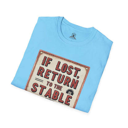 "If Lost, Return To The Stable"