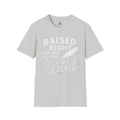 "Raised Right But Still A Little Wild 2" – Barbed Wire/Linen