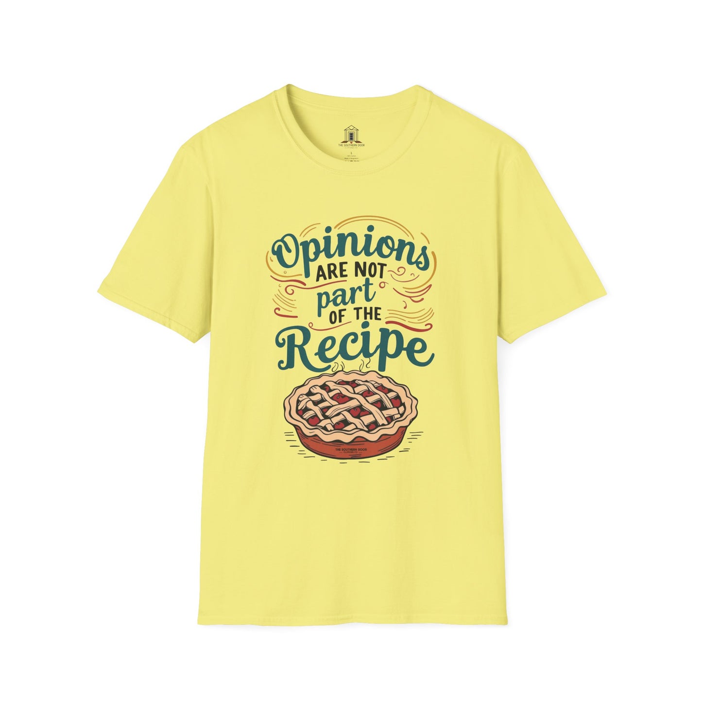 "Opinions Are Not Part of the Recipe"