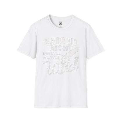 "Raised Right But Still A Little Wild 2" – Barbed Wire/Linen