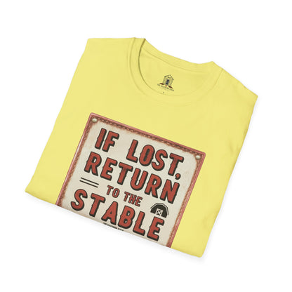 "If Lost, Return To The Stable"